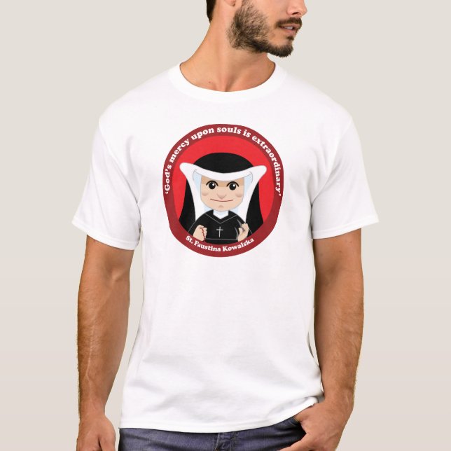 St. Faustina Kowalska T-Shirt (Front)