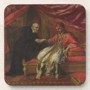 St. Filippo Neri Curing Pope Clemente VIII Coaster