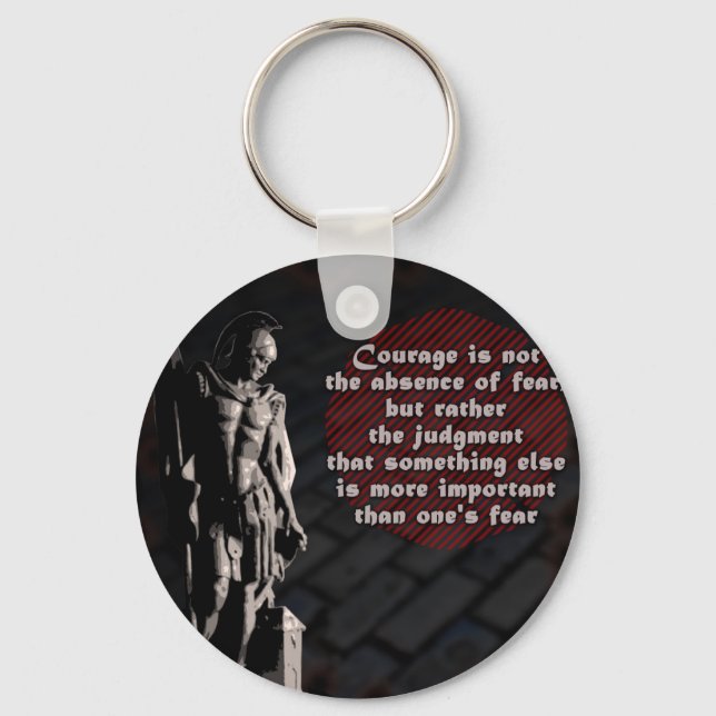 St. Florian Courage Firefighter Key Ring (Front)