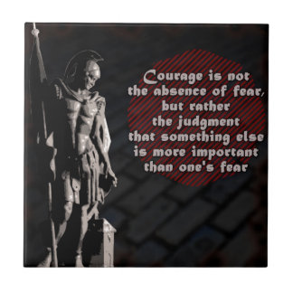 St. Florian Courage Firefighter Tile