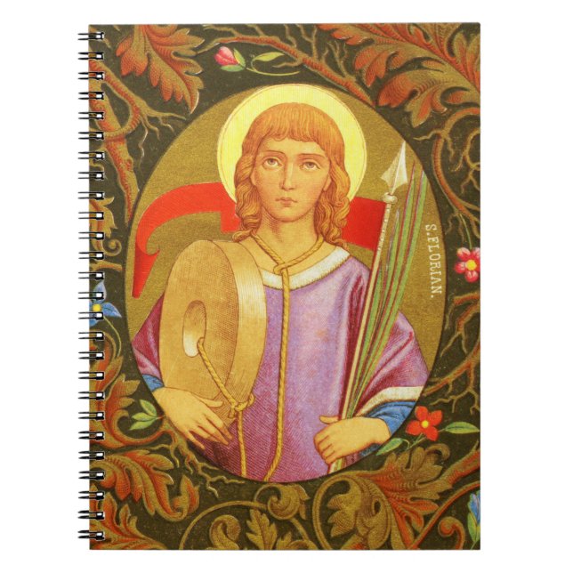 St. Florian of Lorch (PM 03) Spiral Notebook (Front)