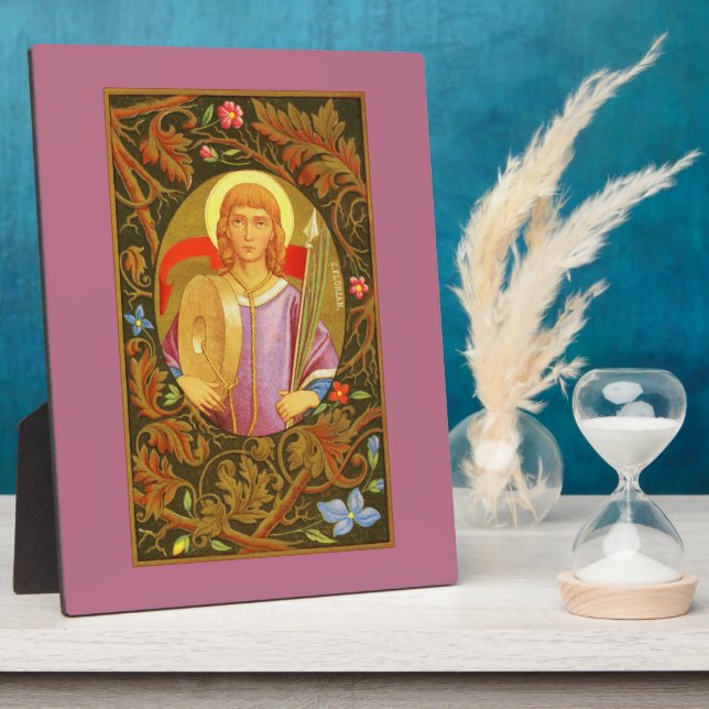 St. Florian (PM 03) 8"x10" Plaque 1 With Easel (Side)