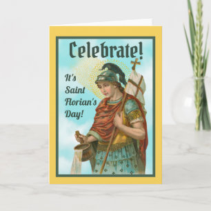 St. Florian with Bucket (Clear Skies; M 019) Card