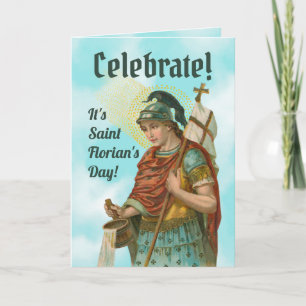 St. Florian with Bucket (Clear Skies; M 019) Card