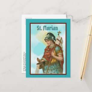 St. Florian with Bucket (Clear Skies; M 019) Postc Postcard