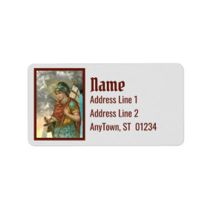 St. Florian with Bucket (Smoke; M 019) Label