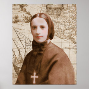 St Frances Cabrini Catholic Saint Poster