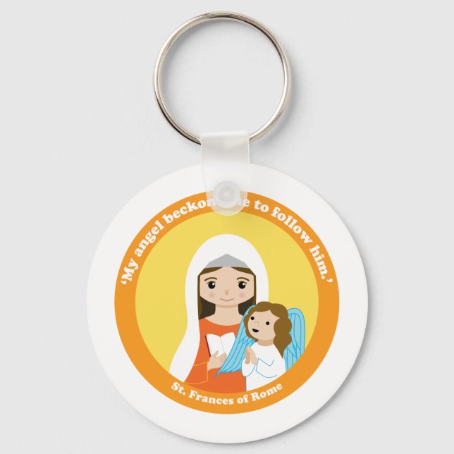 St. Frances of Rome Key Ring (Front)