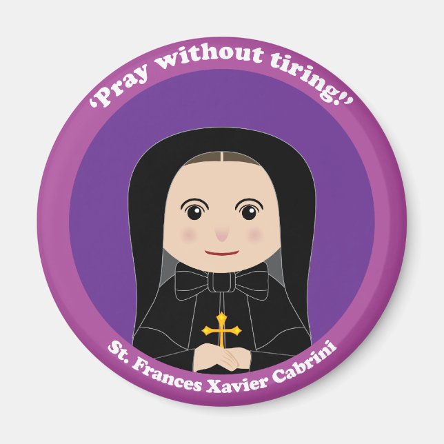 St. Frances Xavier Cabrini Magnet (Front)