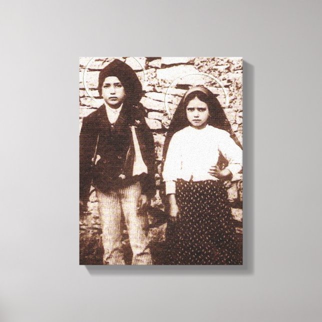 ST FRANCESCO AND ST JACINTA, CANVAS PRINT (Front)