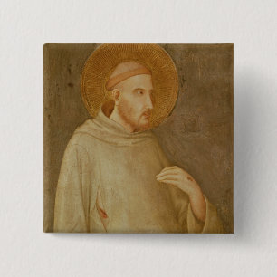 St. Francis 15 Cm Square Badge