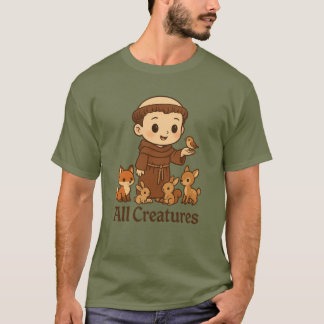 St Francis All Creatures T-Shirt