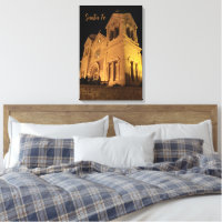 St. Francis Cathedral Santa Fe NM Wrapped Canvas