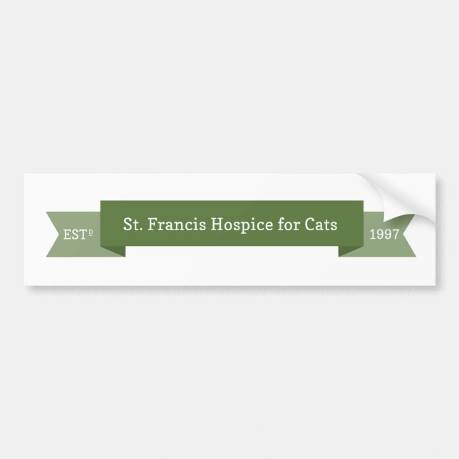 St francis hospice logo bumper sticker (Front)