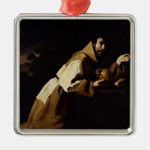 St. Francis in Meditation, 1639 Metal Tree Decoration
