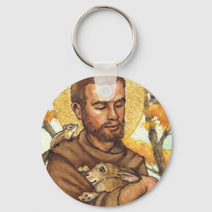 St Francis keychain