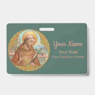 St. Francis of Assisi (BK 002) ID Badge