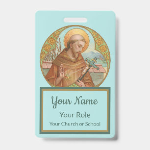 St. Francis of Assisi (BK 002) ID Badge