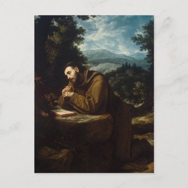 St. Francis of Assisi by Cigoli Holiday Postcard (Front)