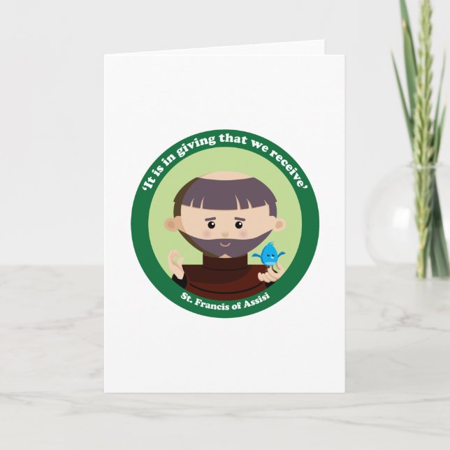 St. Francis of Assisi Card (Front)