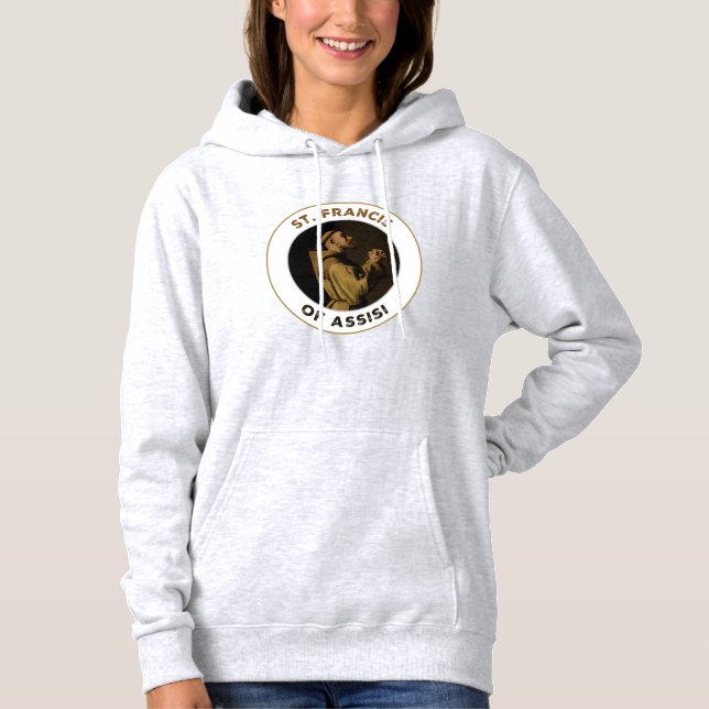 St. Francis of Assisi Gift Item Hoodie (Front)