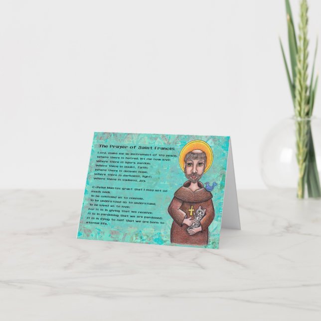 St. Francis of Assisi Notecard (Front)