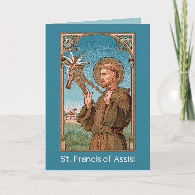 St. Francis of Assisi, Pater Seraphicus (SAU 040) Card (Front)