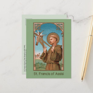 St. Francis of Assisi, Pater Seraphicus (SAU 040) Postcard