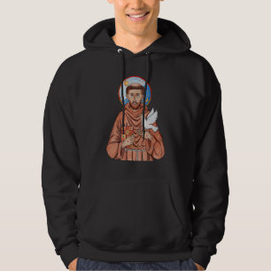 St Francis of Assisi Patron Saint of Animals Catho Hoodie