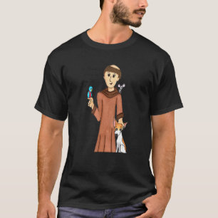 St Francis Of Assisi Patron Saint Of Animals Catho T-Shirt