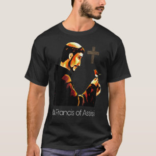 St Francis of Assisi Patron Saint of Animals Catho T-Shirt