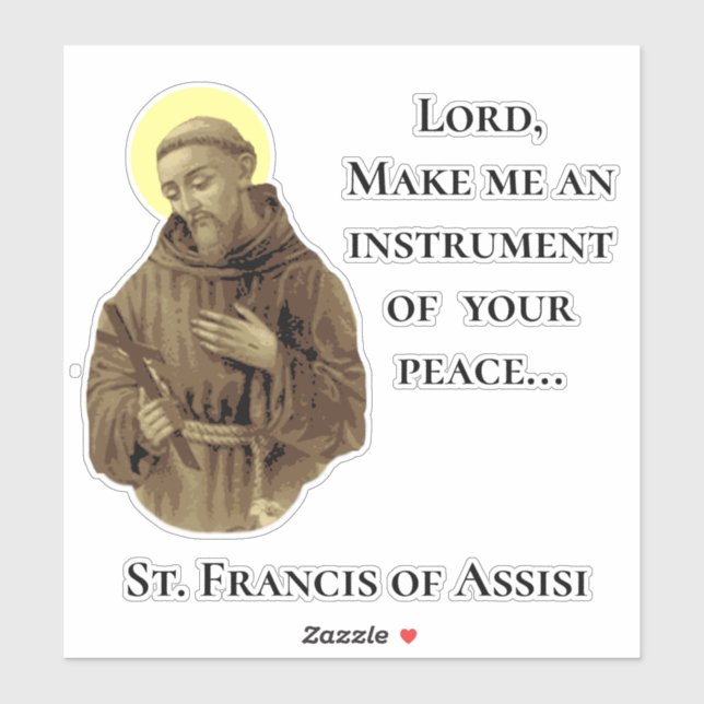 St. Francis of Assisi Peace Prayer (Sheet)