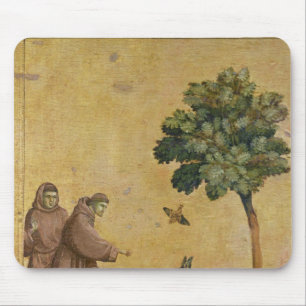 St. Francis of Assisi preaching to the birds Mouse Pad