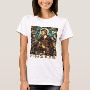 St. Francis of Assisi T-Shirt for Women Christian