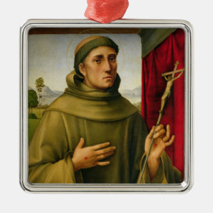 St. Francis of Assissi, c.1490 (tempera on panel) Metal Tree Decoration