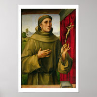 St. Francis of Assissi, c.1490 (tempera on panel)
