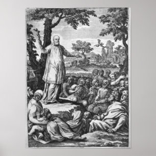 St. Francis of Sales preaching to the Poster