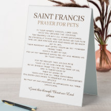 St. Francis Prayer for Pets