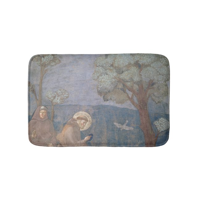 St. Francis Preaching to the Birds, 1297-99 Bath Mat (Front)