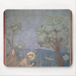St. Francis Preaching to the Birds, 1297-99 Mouse Pad