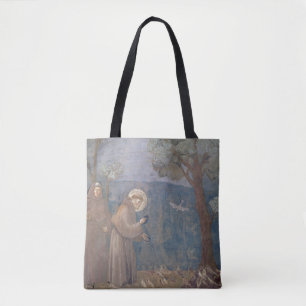 St. Francis Preaching to the Birds, 1297-99 Tote Bag