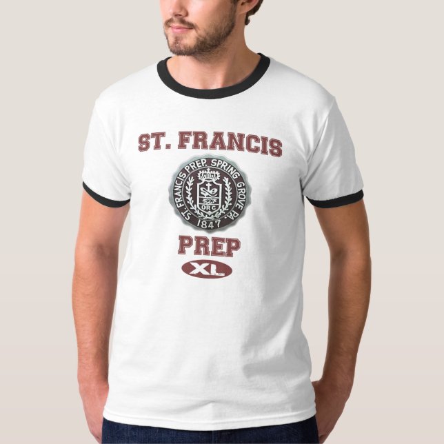 St Francis Prep Gym-Style T T-Shirt (Front)