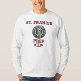 St Francis Prep Long Sleeve Light-Coloured T T-Shirt