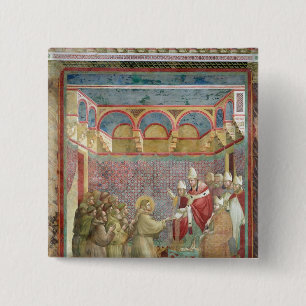 St. Francis Receives Approval 15 Cm Square Badge