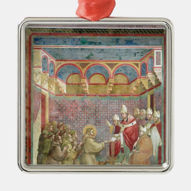 St. Francis Receives Approval Metal Tree Decoration (Front)