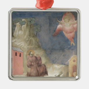St. Francis Receiving the Stigmata, 1297-99 Metal Tree Decoration