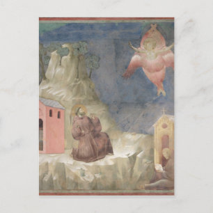 St. Francis Receiving the Stigmata, 1297-99 Postcard