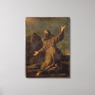 St. Francis Receiving the Stigmata Canvas Print