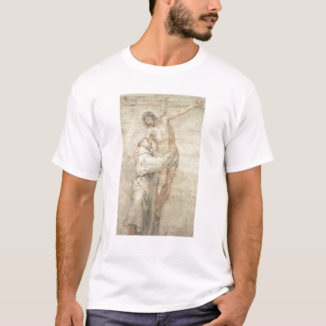 St. Francis Rejecting the World and Embracing T-Shirt (Front)
