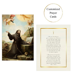 St. Francis Roman Catholic Prayer Card